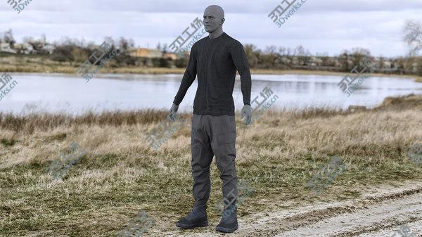 images/goods_img/20210312/3D model Men's Pants with Pullover and Boots 11/2.jpg